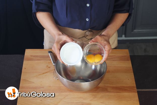 Preparazione della crema