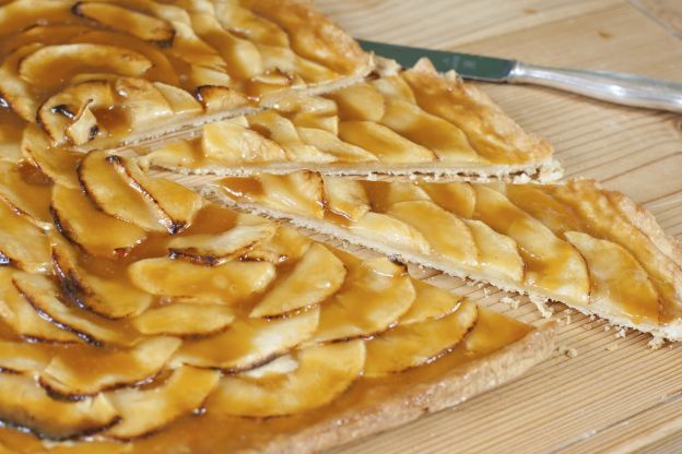 Crostata con dulce de leche e mele