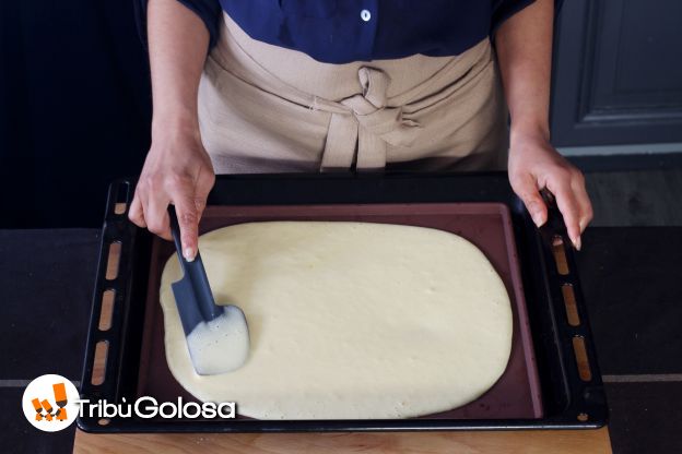Preparazione del pan di Spagna