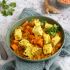 Curry di lenticchie e tofu