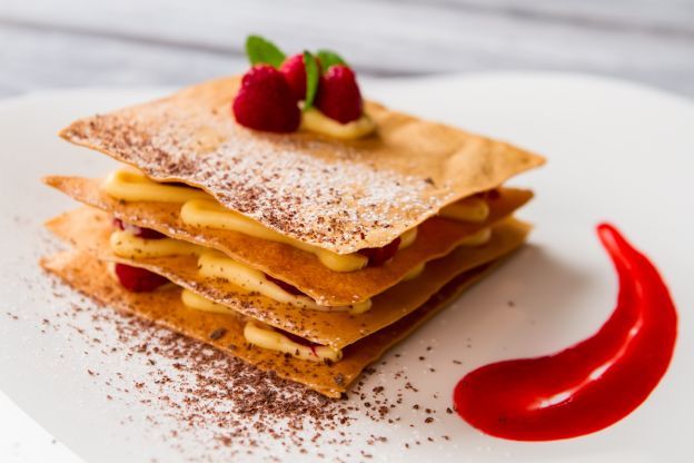 5. Millefoglie ai lamponi