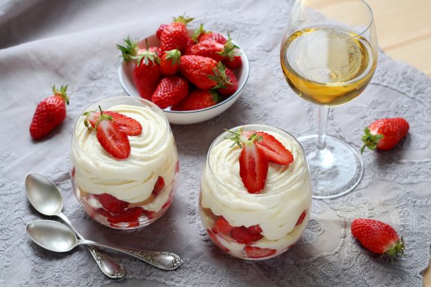 2. Con fragole e yogurt