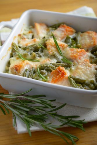 Gratin di salmone