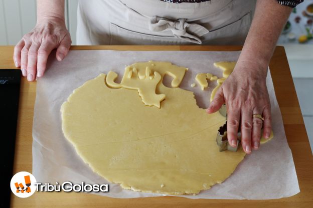 Taglio dei biscotti
