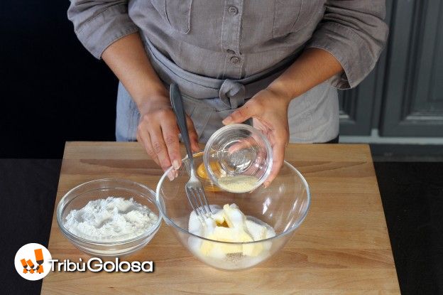 Versate la vanillina