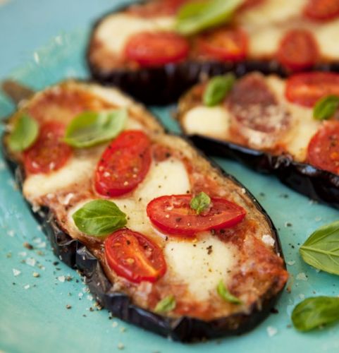 Pizza sulle melanzane