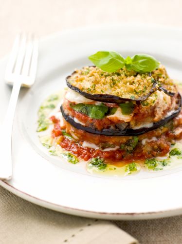 Millefoglie di melanzane e carne