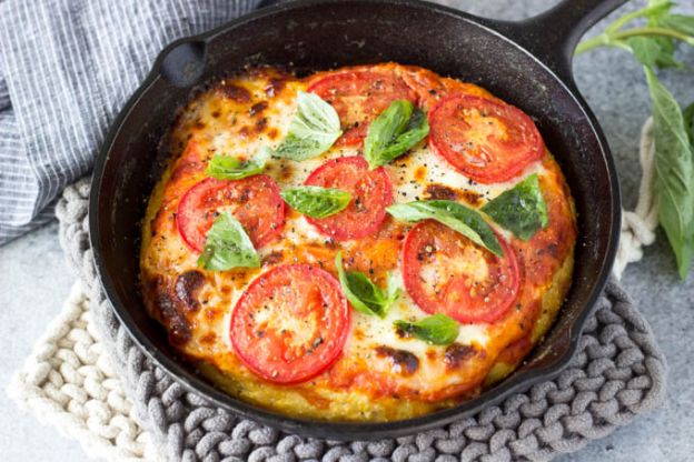 77. Pizza di polenta