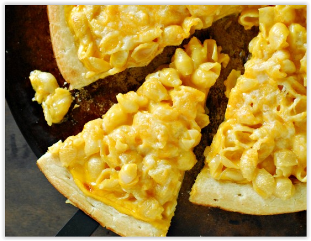 79. Pizza mac'n'cheese