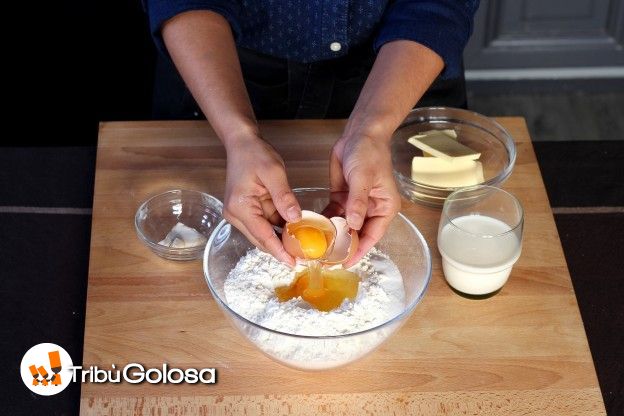 La farina e le uova
