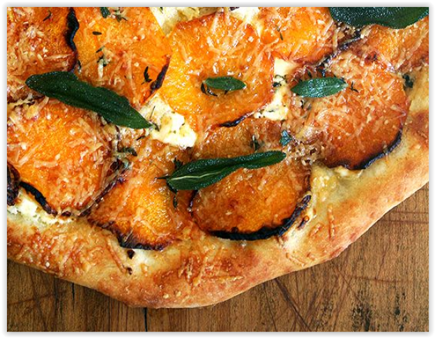 80. Pizza farcita con la zucca
