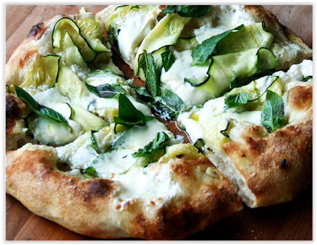 82. Pizza con le zucchine