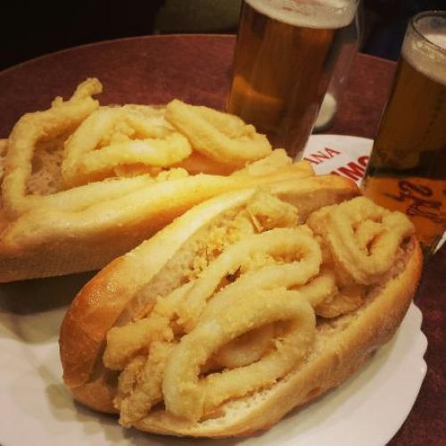 Bocadillo de calamares (Spagna)