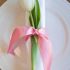 Tovagliolo con tulipano