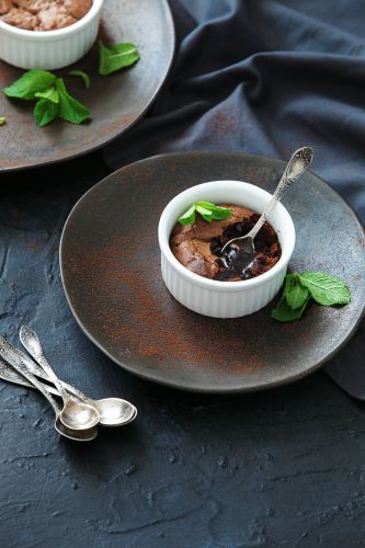 4. Tortino con cuore fondente cioccolato & menta