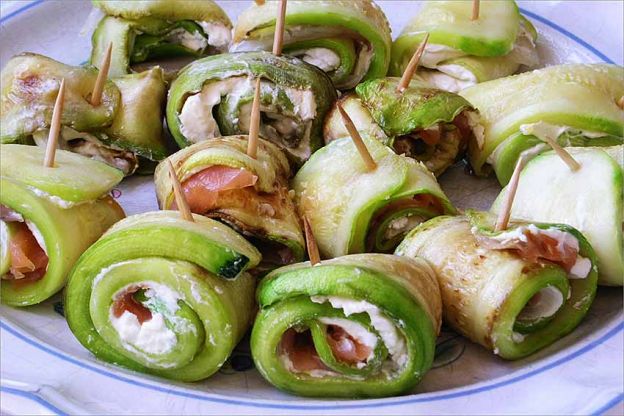 4. Rotolini di zucchine