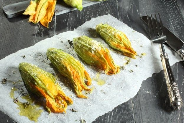 5. Fiori di zucca al forno