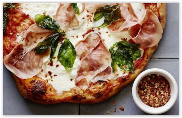 94. Pizza con la burrata