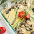 Frittata asparagi e funghi cotta al forno
