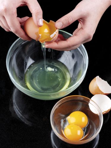 Lasciare una goccia di tuorlo