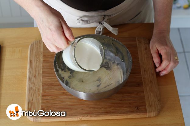 Preparazione della crema