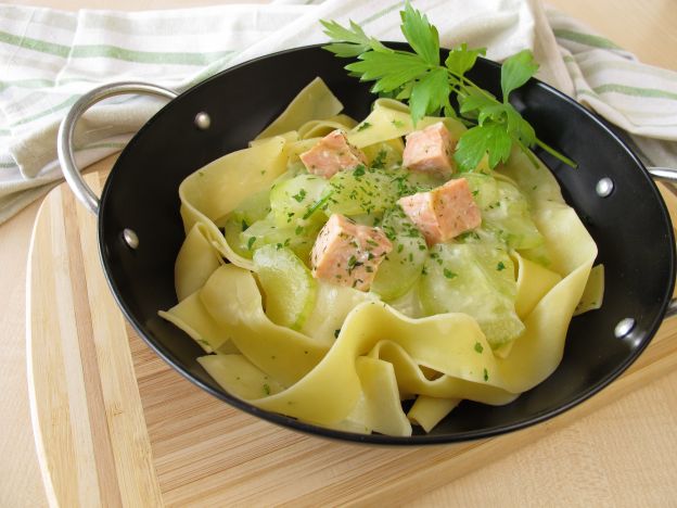 Wok di salmone