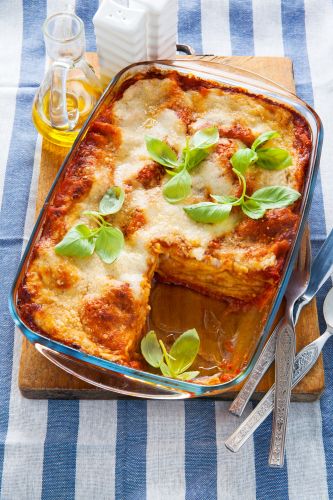 l'assemblaggio della lasagna