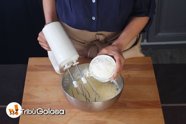 Preparazione del pan di Spagna