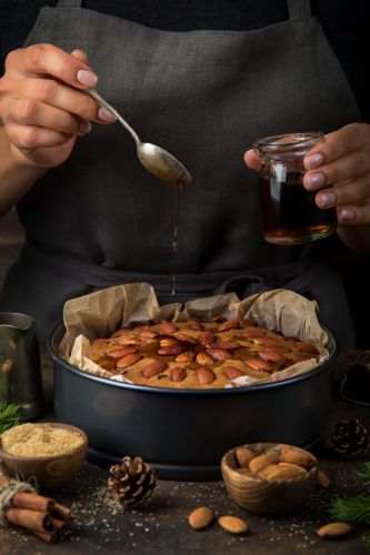 una torta dai sapori natalizi