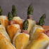 Rotolini di pasta sfoglia agli asparagi