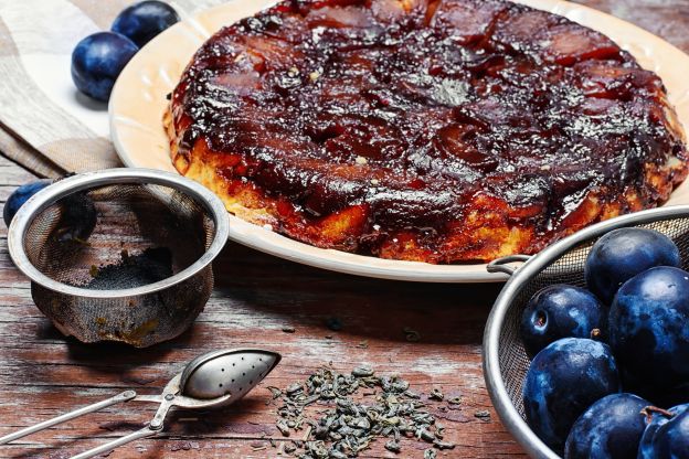 Torta rovesciata alle prugne