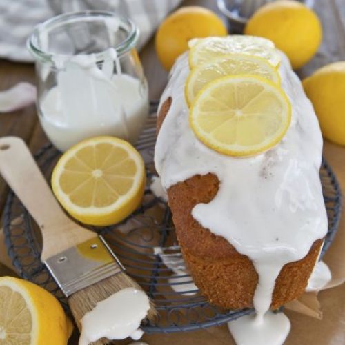 Plumcake con glassa al limone i