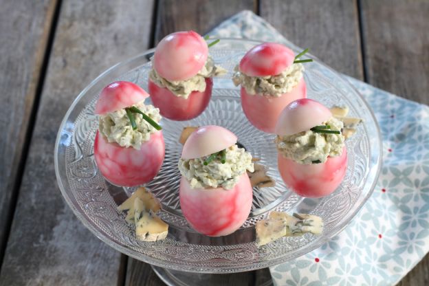 Uova marmorizzate ripiene