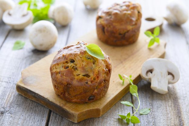 Muffin salati ai funghi