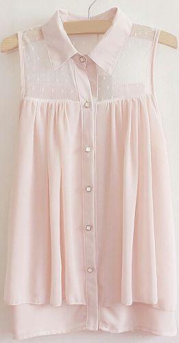 La camicia semi trasparente