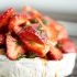Formaggio Brie con fragole