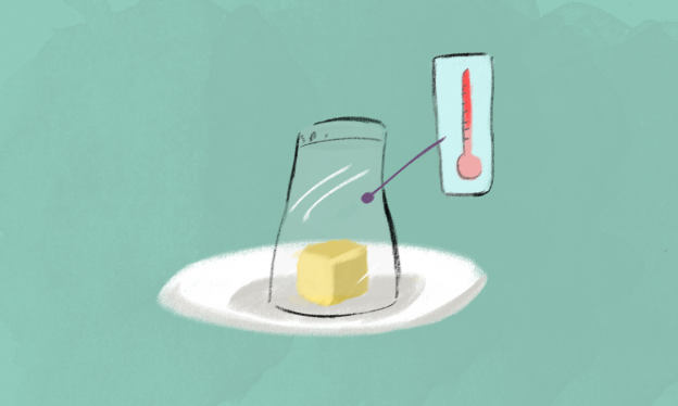 Portare il brurro a temperatura