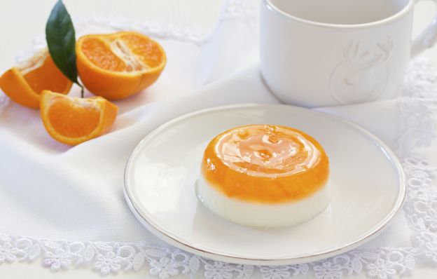Panna cotta all'arancia