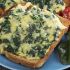 14. tartine con spinaci e formaggio
