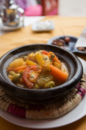 Tajin vegetariana marocchina