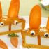 Tortini di carote a forma di coniglietto
