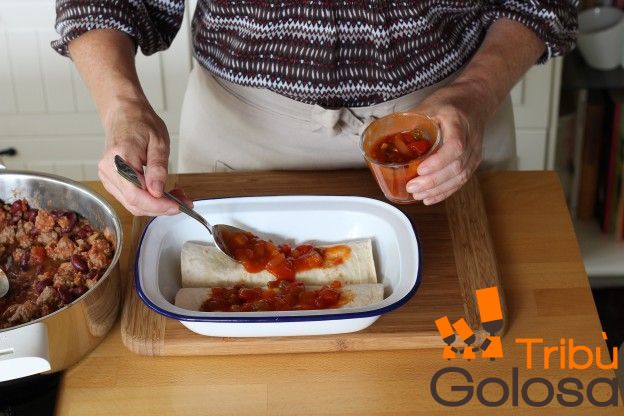 Ricoprite con la salsa
