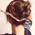 1. Chignon e foulard: la coppia vincente!