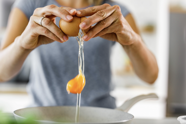 Lasciare una goccia di tuorlo