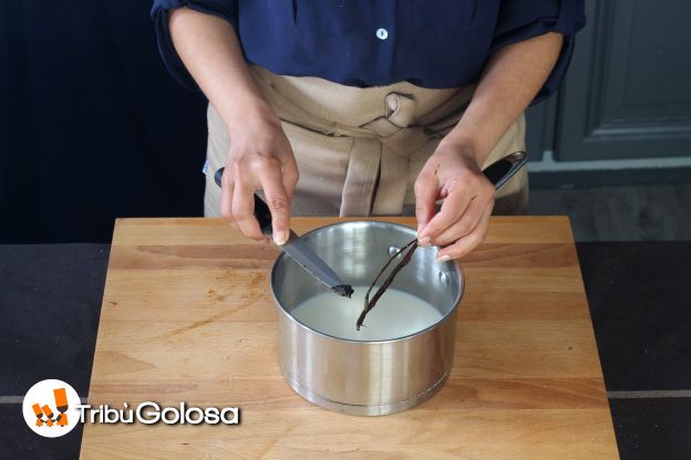 Preparazione della crema