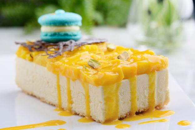 Bavarois al frutto della passione e mango