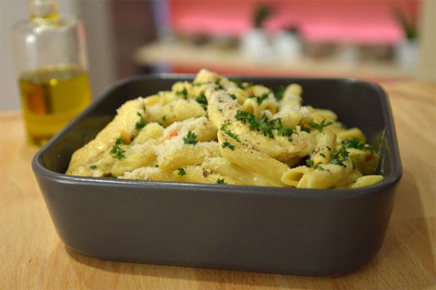 Pasta con pollo