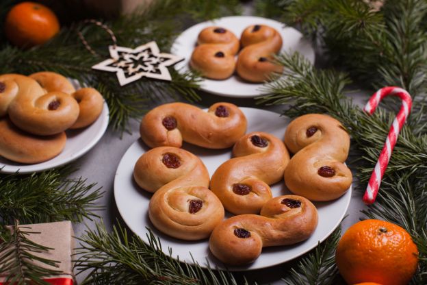 Lussekatter / Saffransbullar - Svezia