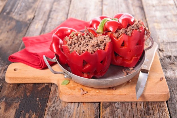 peperoni ripieni di halloween