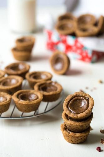 Tazzine di biscotto alla Nutella